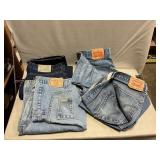 (4) Pair Of Menï¿½s Jeans, Levi, Hilfiger (36-32,