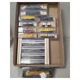 (3) "N" Scale Locomotives & (12) "N" Scale Train