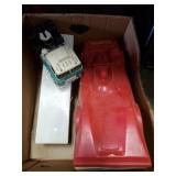 Box Lot (Matchbox Car Case & Plastic Toy Truck
