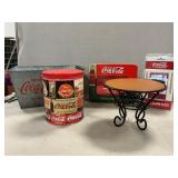 Coca-Cola Travel Alarm, Mini Table, Puzzle In