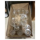 Box With Assorted Size Glass Stemware