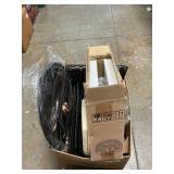 Box Lot With Cookie Pans, Cooling Racks, Teapot,