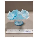 (1) Vintage Fenton Pedestal Compote Bowl