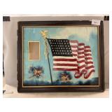Reverse Glass Flag Painting (22.5ï¿½ x 18.5ï¿½)
