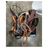 Box Lot Of Assorted Horse Tack