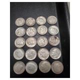 (20) U.S. Silver Dimes (90% Silver)