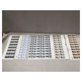 (1) Sheet Of U.S. Postal Service Stamps & (4)