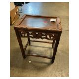 Small Wooden Accent Table (13ï¿½ x 9ï¿½ x 16ï¿½ High)