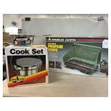 New American Camper 2-Burner Propane Stove,