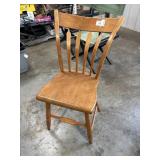 (1) Wooden Chair