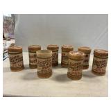 (8) Edison Wax Cylinder Record Tubes Only