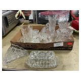 Lot Of Vintage Pressed Glass