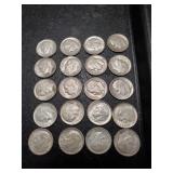 (20) U.S. Silver Dimes (90% Silver)
