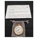 (1) Vintage Southbend Pocket Watch