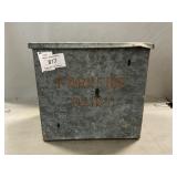 Vintage Parkside Dairy Milk Box