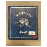 Binder With 1991-92 Topps Stadium Club Hockey