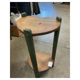 Primitive Wooden Heart Plant Stand, 26ï¿½ High