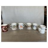 Scuttle, Mustache & Shaving Mugs