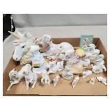 Tray Of Assorted Decorative Unicorns
