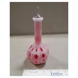 (1) Vintage Fenton Art Glass Barber Bottle (8.5"