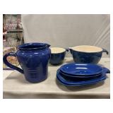 Pfaltzgraff Batter Bowls, Serving Dishes, Signed