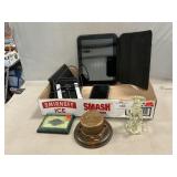 Tablet, Motorola Phone, HP Touchpad, Brass Meter