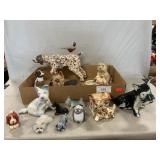 Lot Of Dog Figures, Planters