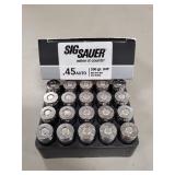 (20) Rounds 45 Automatic Ammo