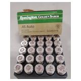 (25) Rounds 45 Automatic Ammo