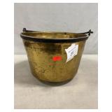 Hammered Brass Bucket