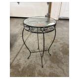 Small Glass Side Table