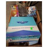 Box Lot Of Assorted Light Bulbs & More