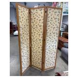 Wood & Fabric Room Divider