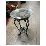 Glass Top Table, (20ï¿½ High)