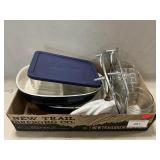 Technique Divided Serving Dishes, Pyrex Lidded