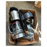 Box Lot With Hamilton Beach Coffee Maker, Revere