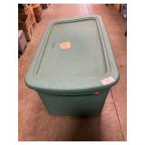 Storage Tote Full Of Cake Molds