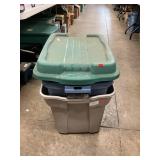 (2) Storage Totes, large Lot Of Candy Molds