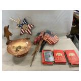 Vintage 48-Star Mini Flags, Pocket Warmers,