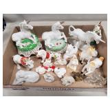 Tray Of Assorted Decorative Unicorns