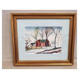 (1) Framed Art Work (12.5"ï¿½10.5")