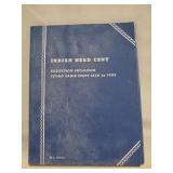 (1) Partial Book Of U.S. Indian Head Cents