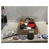 Assorted Die|Cast, Badges, Hockey Puck,