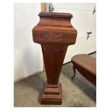 Louis XVI Style Mahogany Pedestal Column