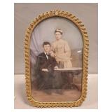(1) Vintage Framed Portrait (11.5"ï¿½18")