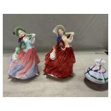 (2) Royal Doulton ï¿½Autumn Breezesï¿½ Figurines