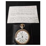 (1) Vintage Plymouth Pocket Watch