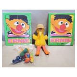 Tray Of Assorted Sesame Street Toys