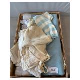 Vintage Crib Blanket In Original Box, Childrenï¿½s