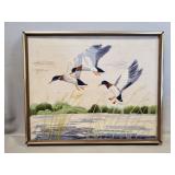 (1) Framed Needlepoint Piece (21"ï¿½17")